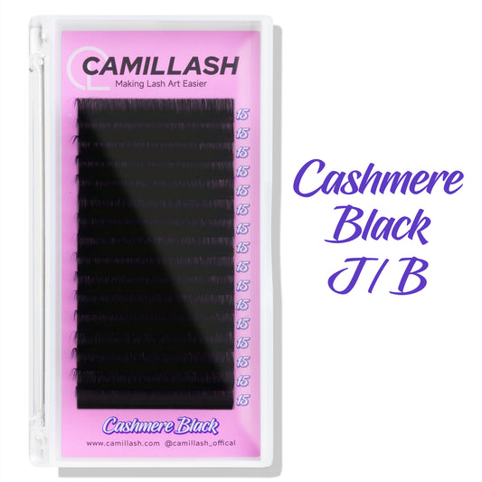 J /B Curl 0.03/0.05/0.07 Cashmere Black Matte Volume Lash Extension