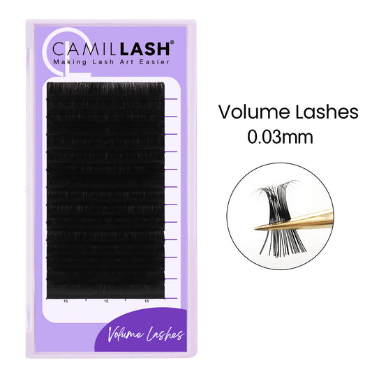 0.03 Volume Round Lash Extension Cashmere Matte