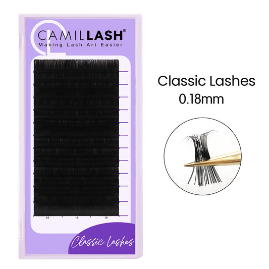 0.18 Classic Round Lash Extension Cashmere Matte