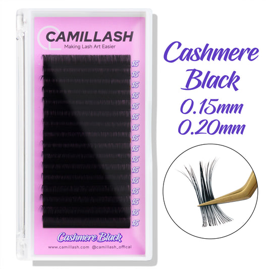 0.15/0.20 Cashmere Black Matte Classic Lash Extension